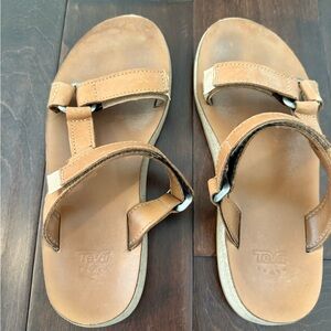Teva Brown Leather Sandals